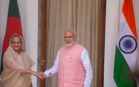 Hasina Fires Blanks from New Delhi
