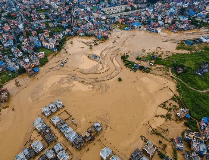 Central Nepal Flood, the Day After